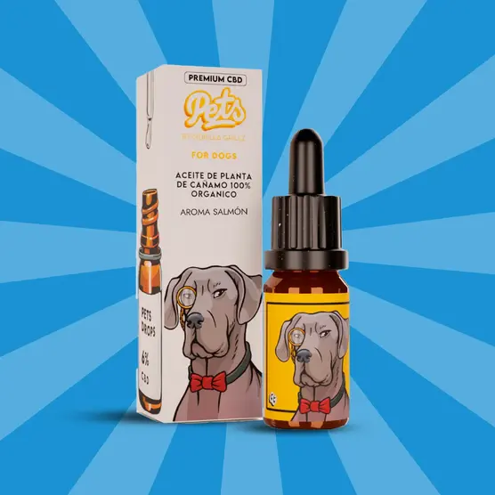 Aceite CBD 6% perros con salmon | ACEITE CBD PARA MASCOTAS - Gorilla Grillz - WeWeed