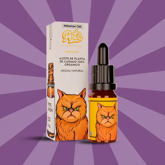Aceite CBD 3% gatos | ACEITE CBD PARA MASCOTAS - Gorilla Grillz - WeWeed