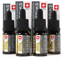 4x Aceites de CBD PURE 15% (10ml): Promoción de 4 al precio de 3 - Swiss FX CBD - WeWeed