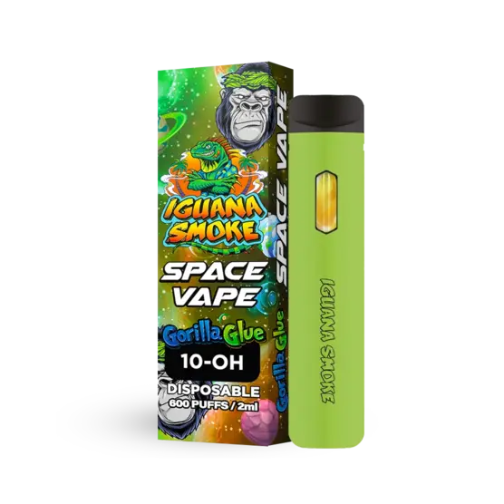 Vaper 10-OH 90% Space Vape Gorilla Glue - Iguana Smoke CBD - WeWeed