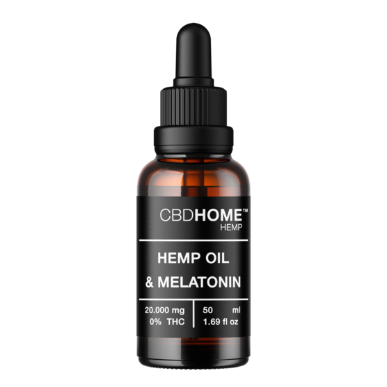 Aceite de Semilla de Cáñamo Aislado con Melatonina - CBDHOME - WeWeed