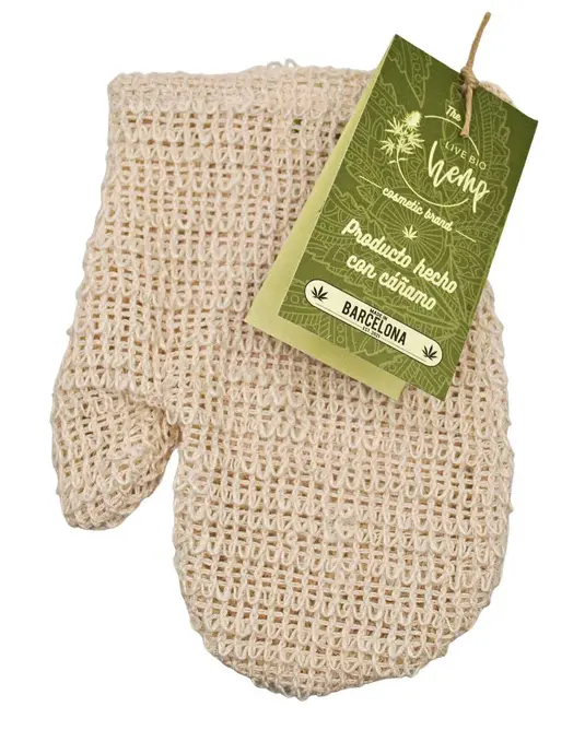 Guante exfoliante corporal - Live Bio Hemp - WeWeed