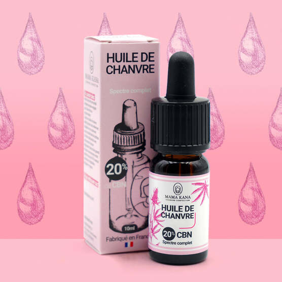 Aceite de cáñamo CBN 20% + CBD 5% 🇫🇷 - Mama Kana - WeWeed
