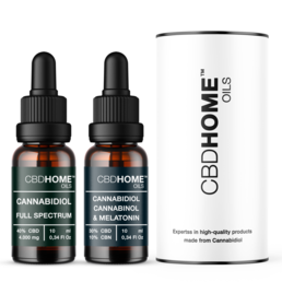 Pack Aceite CBD Full Spectrum 40% + CBD 30% CBN 10% con Melatonina - CBDHOME - WeWeed
