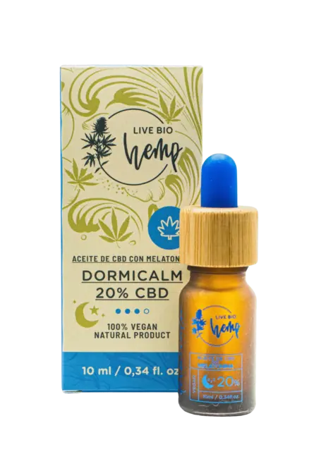 Dormicalm 20% CBD + 3% MELATONINA - Live Bio Hemp - WeWeed