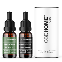 Pack Aceite CBD 40% Aislado + CBD 40% con Melatonina - CBDHOME - WeWeed