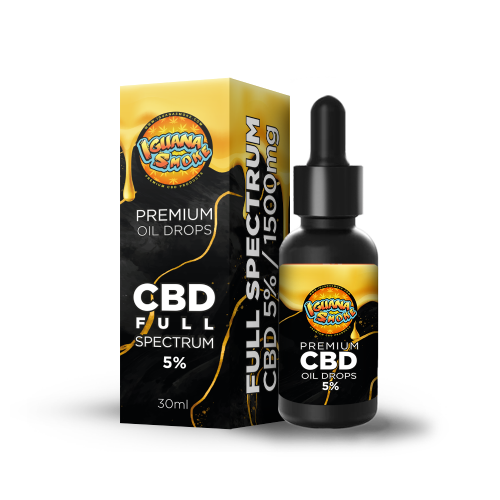 Aceite de CBD Full Spectrum 5% 30ml - Iguana Smoke CBD - WeWeed