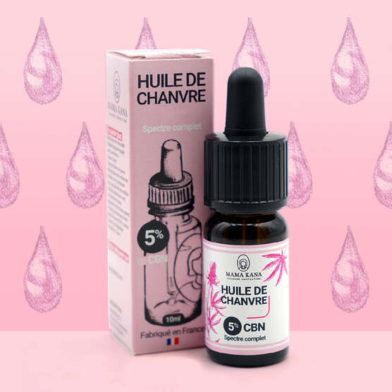 Aceite de cáñamo CBN 5% + CBD 5% 🇫🇷 - Mama Kana - WeWeed