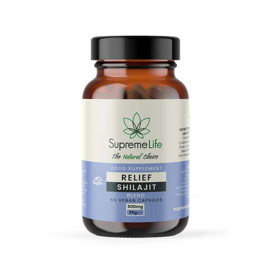 Shilajit Vegan Capsules - Relief (500mg) - SupremeCBD - WeWeed