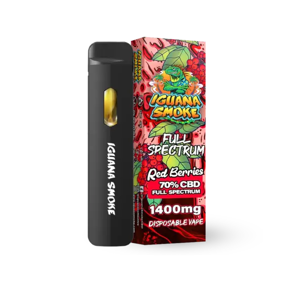 Vaper CBD Full Spectrum – Red Berries - Iguana Smoke CBD - WeWeed
