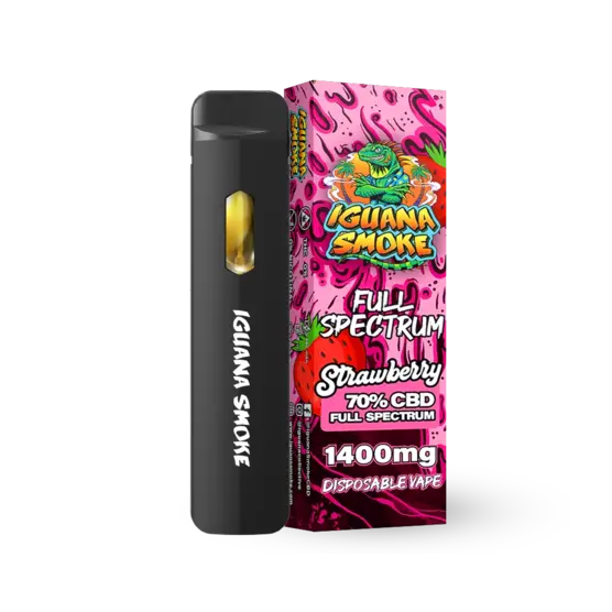 Vaper CBD Full Spectrum – Strawberry - Iguana Smoke CBD - WeWeed
