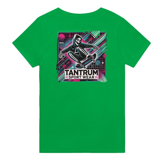 Tantrum Death Rider T-Shirt – 90s Skate Style, Heavyweight Cotton, Edgy Design - Tantrum CBD - WeWeed