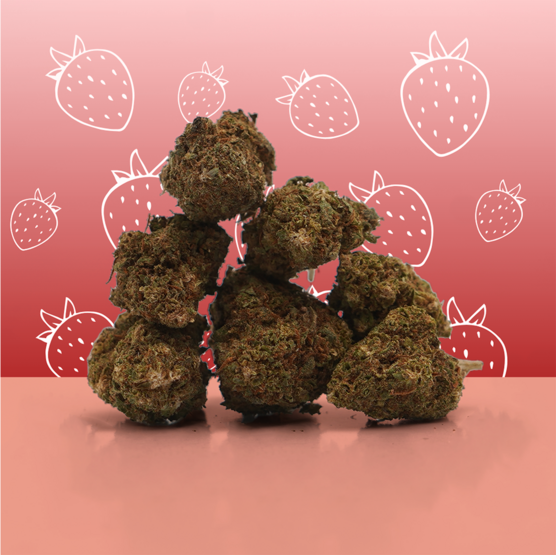 CBD Strawberry Small Buds 🍓 - Mama Kana - WeWeed