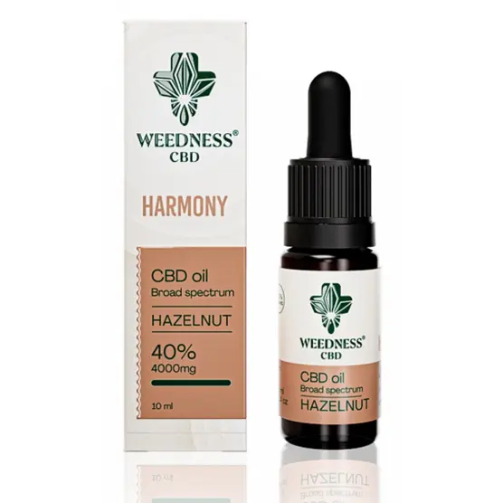 Weedness Premium Broad Spectrum CBD 40%, CBG y CBN Avellana (10ml) - Weedness CBD - WeWeed
