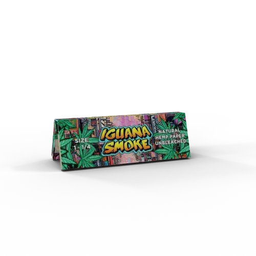 Papel de liar de Cáñamo Japon Day 1.1/4 con filtros - Iguana Smoke CBD - WeWeed