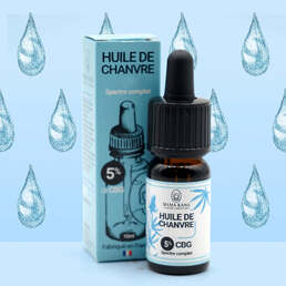Aceite de cáñamo CBG 5% + CBD 5% 🇫🇷 - Mama Kana - WeWeed