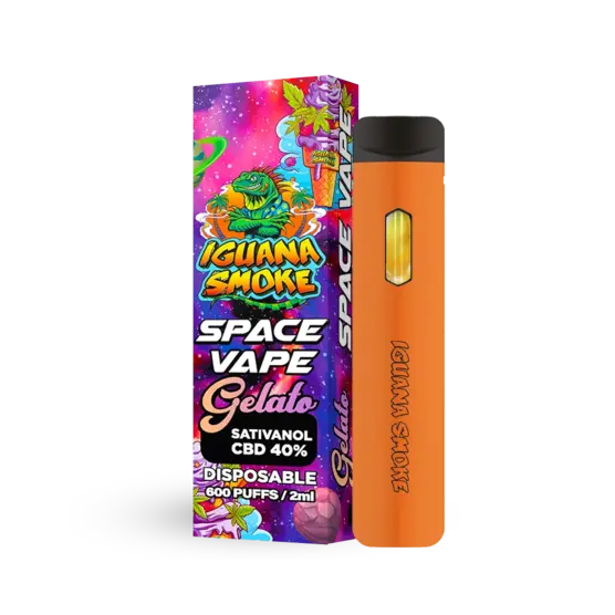 Vaper Sativanol – Space Vape Gelato - Iguana Smoke CBD - WeWeed