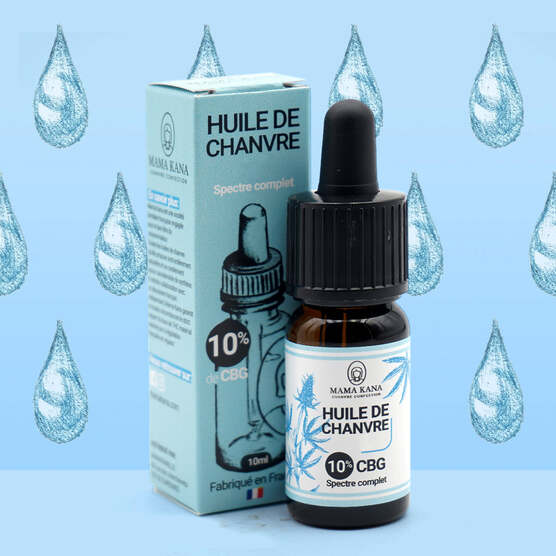 Aceite de cáñamo CBG 10% + CBD 5% 🇫🇷 - Mama Kana - WeWeed