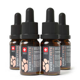 4x Aceites de CBD para gatos en un pack de ahorro - Swiss FX CBD - WeWeed