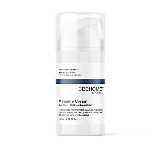 Crema de masaje efecto frio con CBD + CBG - CBDHOME - WeWeed