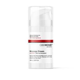 Crema de masaje efecto calor con CBD + CBG - CBDHOME - WeWeed