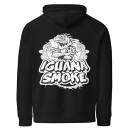 Sudadera Sport Negra Iguana Smoke (B&amp;W) - Iguana Smoke CBD - WeWeed