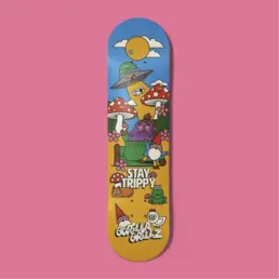 SKATE Stay Trippy - Gorilla Grillz - WeWeed