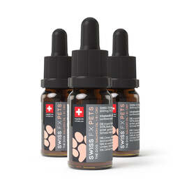 3x Aceites de CBD para perros en un pack de ahorro - Swiss FX CBD - WeWeed