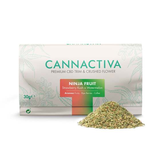 Trim CBD Ninja Fruit 30g (Strawberry Kush × Watermelon) - Cannactiva - WeWeed