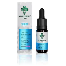 Weedness CBD Premium Sport - Broad Spectrum 20% + CBG 20% Menta + CBN (10ml) - Weedness CBD - WeWeed
