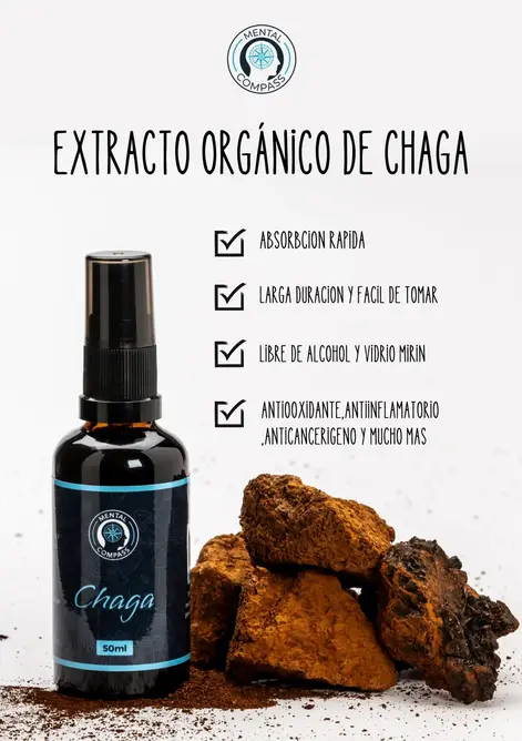 Extracto Orgánico de Chaga - Iguana Smoke CBD - WeWeed