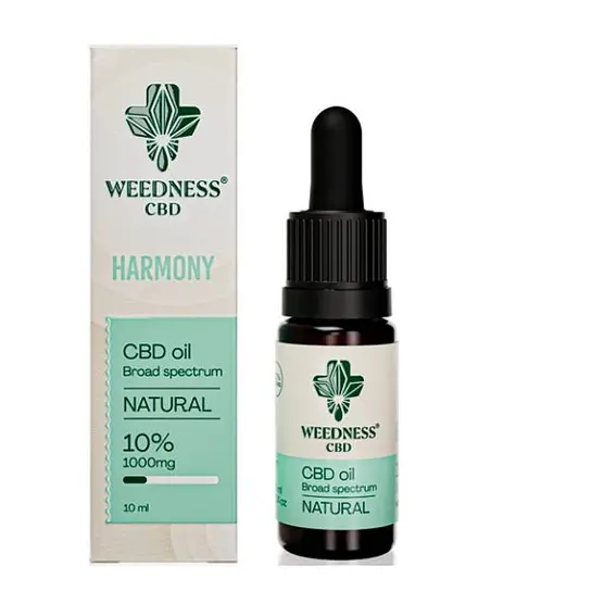 Weedness CBD Aceite Premium Broad Spectrum CBD 10%, CBG y CBN Natural (10ml) - Weedness CBD - WeWeed