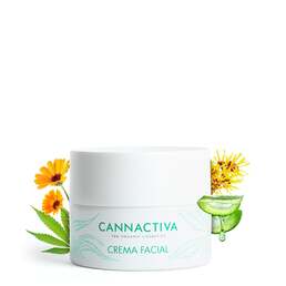 Crema Facial CBD Hidratante y Reparadora (50ml) - Cannactiva - WeWeed