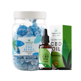 EXCLUSIVE: 24000mg Oil with Limited Edition Blue Bears (4800mg) - SupremeCBD - WeWeed