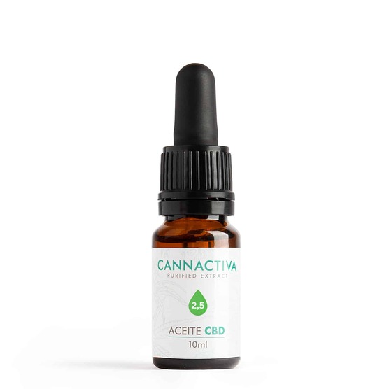Aceite de CBD 2,5% Full Spectrum - Cannactiva - WeWeed