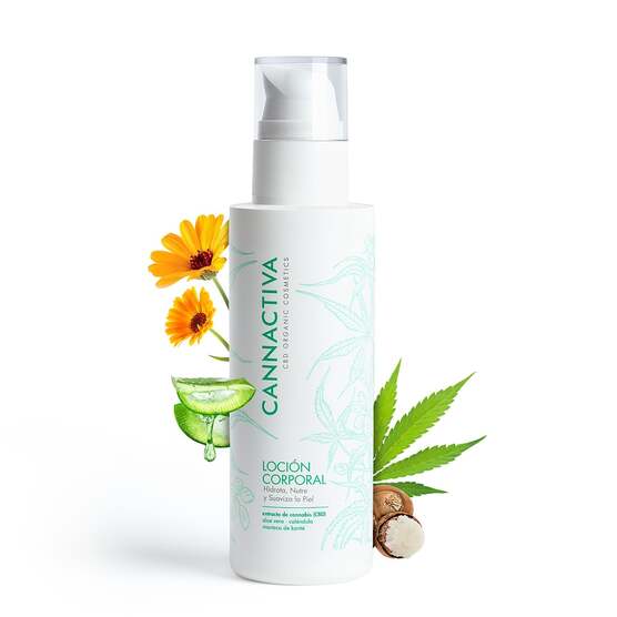 Loción Corporal CBD Hidratante y Nutritiva (200ml) - Cannactiva - WeWeed