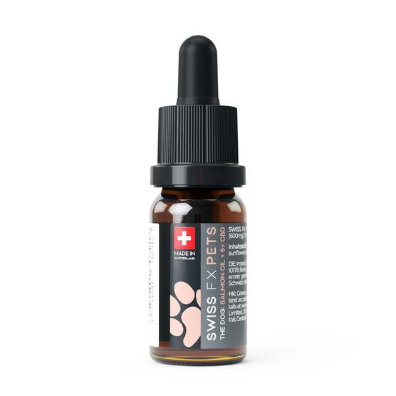 Aceite de CBD para perros 6% Salmón - Swiss FX CBD - WeWeed