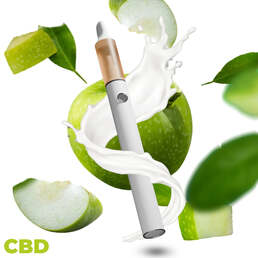 Vape Pen Manzana - 98% CBD (recargable) - Stormrock - WeWeed