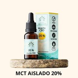 Aceite aislado puro de CBD al 20% - CBD Organics - WeWeed