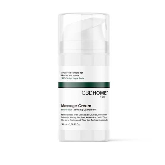 Crema de masaje Forte con CBD + CBG - CBDHOME - WeWeed