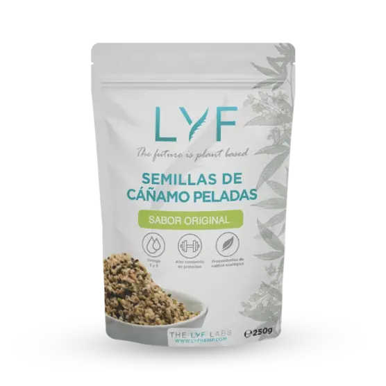 Semillas de Cáñamo Peladas LYF – Sabor Original (250g) - Iguana Smoke CBD - WeWeed