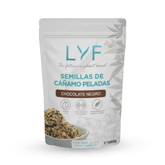 Semillas de Cáñamo Peladas LYF – Con Chocolate Negro (250g) - Iguana Smoke CBD - WeWeed