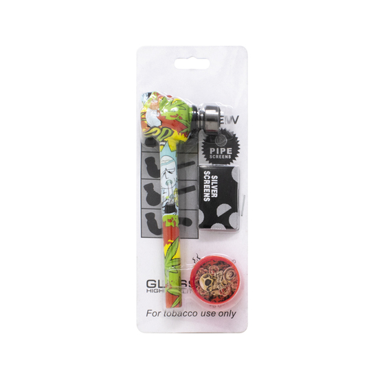 Pack Pipa & Grinder Rick y Morty - The CBD Side - WeWeed