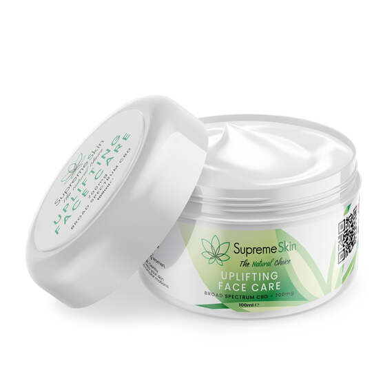 CBD Uplifting Face Cream 100ml (700mg) - SupremeCBD - WeWeed