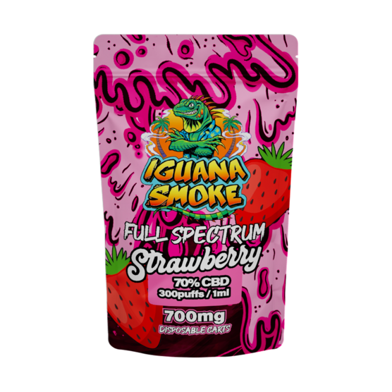 Strawberry Pod Desechable 70% CBD 1ml - The CBD Side - WeWeed