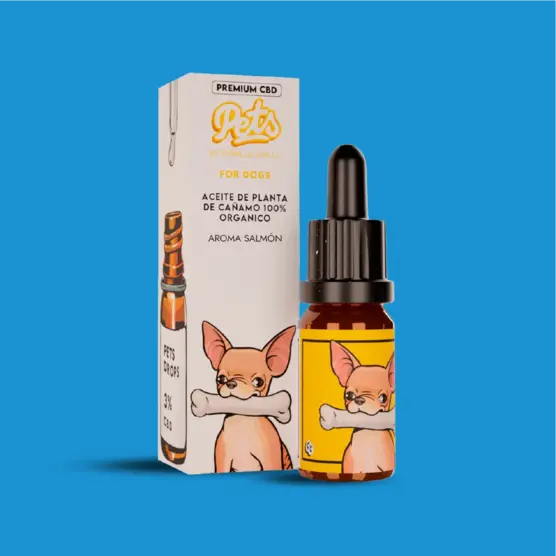 Aceite CBD 3% perros Salmón | ACEITE CBD PARA MASCOTAS - Gorilla Grillz - WeWeed