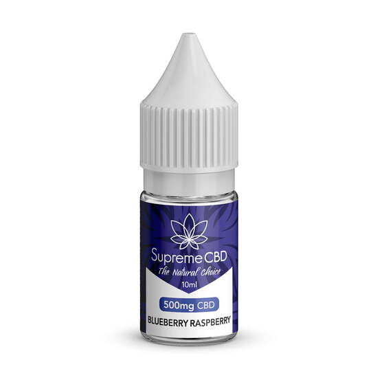 Blueberry Raspberry CBD Vape Juice 10ml (500mg) - SupremeCBD - WeWeed