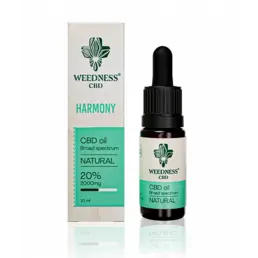 Weedness CBD Premium Broad Spectrum CBD 20%, CBG y CBN Natural (10ml) - Weedness CBD - WeWeed