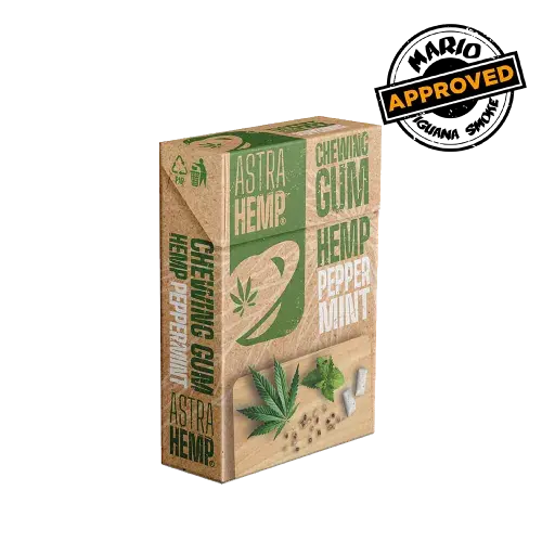 Astra Hemp Chicle Cannabis Peppermint - Iguana Smoke CBD - WeWeed