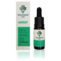 Weedness CBD Premium Broad Spectrum CBD 40%, CBG y CBN Natural (10ml) - Weedness CBD - WeWeed
